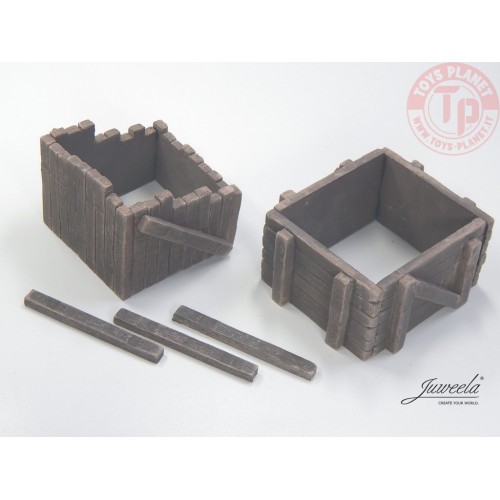 Costruzione in legno 2 pz 1:45/1:50 JUWEELA 24183 JUWEELA