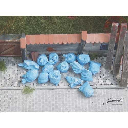 SACCHI DELLA SPAZZATURA BLU 20 PEZZI 1:45/1:50 JUWEELA 24187 JUWEELA