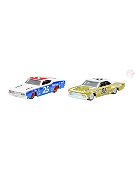 '69 FORD TORINO TALLADEGA-'66 CHEVELLE 1/64 HOT WHEELS HFF31 HOT WHEELS