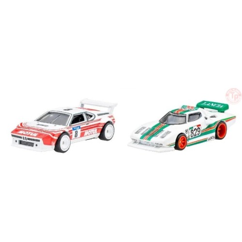 BMW M1 PROCAR-LANCIA STRATOS GROUP 5 1/64 HOT WHEELS HFF30 HOT WHEELS