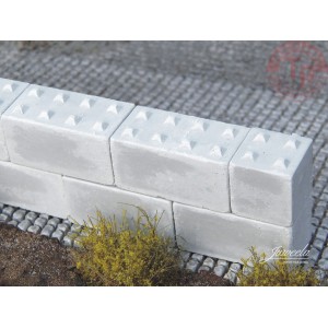 Blocchi di cemento con protuberanze 8/4 - 10/5x 1:45/1:50 JUWEELA 24224 JUWEELA