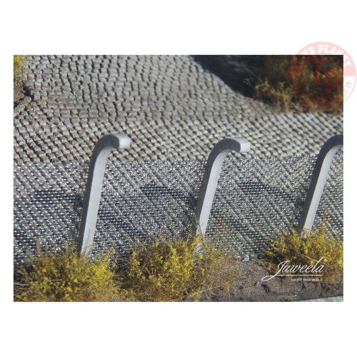 Pali in cemento per recinzione di sicurezza 100 cm 1:45/1:50 JUWEELA 24248 JUWEELA