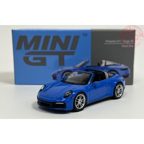 PORSCHE 911 TARGA 4S-SHARK BLUE 1/64 MGT00610-L Mini Gt