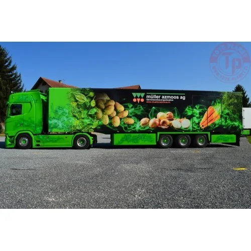 Scania Next Gen S-serie met 3-assige koeloplegger Müller TEKNO 84614 TEKNO