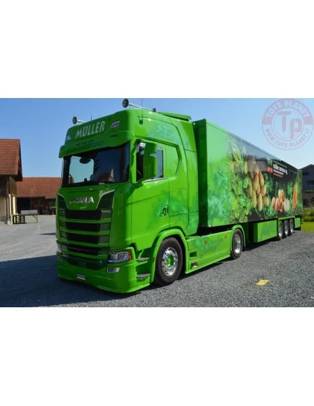 Scania Next Gen S-serie met 3-assige koeloplegger Müller TEKNO 84614 TEKNO Scania Next Gen S-serie met 3-assige koeloplegger Müller TEKNO 84614 TEKNO