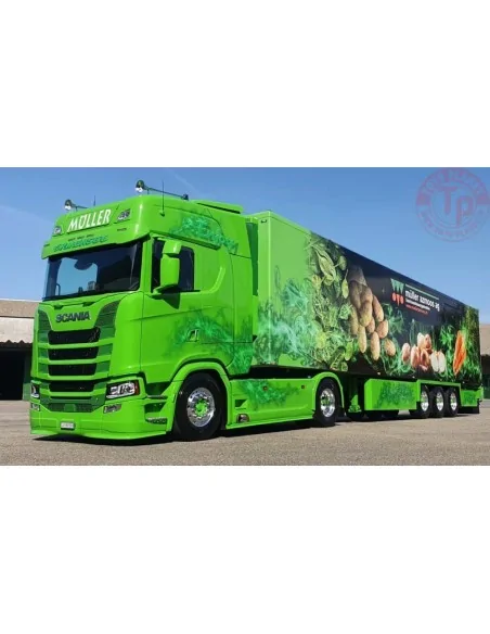 Scania Next Gen S-serie met 3-assige koeloplegger Müller TEKNO 84614 TEKNO Scania Next Gen S-serie met 3-assige koeloplegger Müller TEKNO 84614 TEKNO