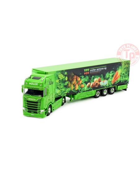 Scania Next Gen S-serie met 3-assige koeloplegger Müller TEKNO 84614 TEKNO