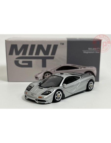 MCLAREN F1-MAGNESIUM SILVER 1/64 MGT00555-L MINI GT