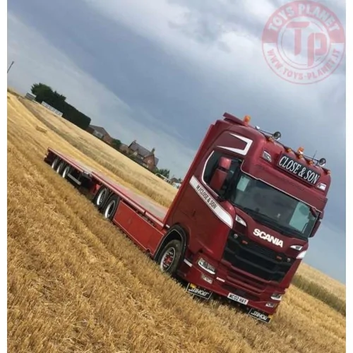 Scania NGS Highline Autotreno Trasporto Fieno Close & Son TEKNO 83068 TEKNO