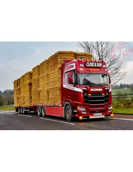 Scania NGS Highline Autotreno Trasporto Fieno Close & Son TEKNO 83068 TEKNO Scania NGS Highline Autotreno Trasporto Fieno Close & Son TEKNO 83068 TEKNO