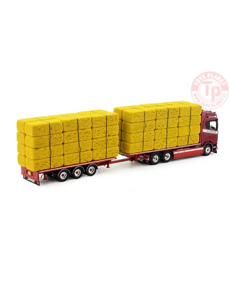 Scania NGS Highline Autotreno Trasporto Fieno Close & Son TEKNO 83068 TEKNO Scania NGS Highline Autotreno Trasporto Fieno Close & Son TEKNO 83068 TEKNO