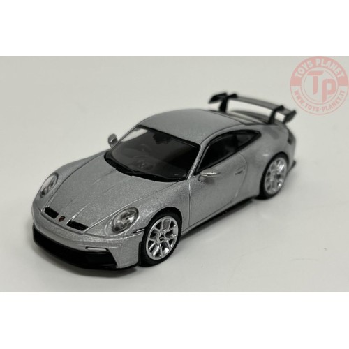 PORSCHE 911 GT3-GT SILVER METALLIC 1/64 MGT00390-R Mini Gt