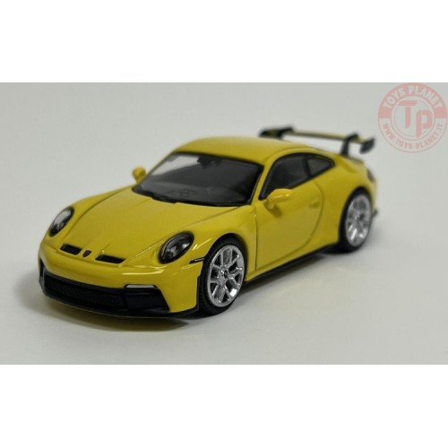 PORSCHE 911 GT3-RACING YELLOW 1/64 MGT00565-L Mini Gt