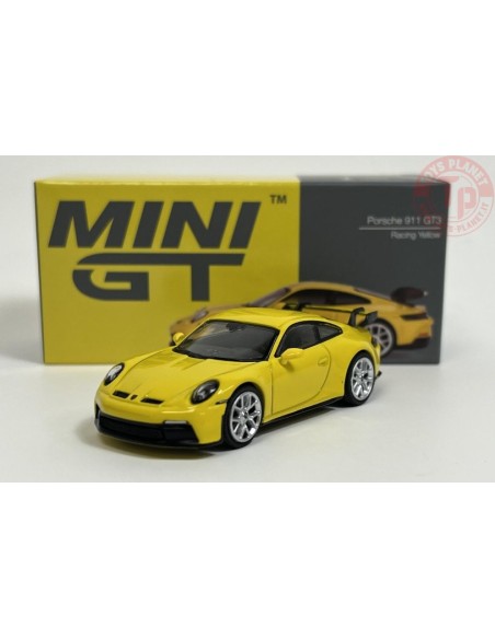 PORSCHE 911 GT3-RACING YELLOW 1/64 MGT00565-L Mini Gt