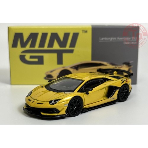 LAMBORGHINI AVENTADOR SVJ-GIALLO ORION 1/64 MGT00563-L Mini Gt