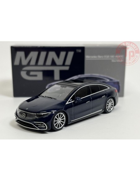 MERCEDES-BENZ EQS 580 4MATIC-BLUE METALLIC 1/64 MGT00559-L MINI GT