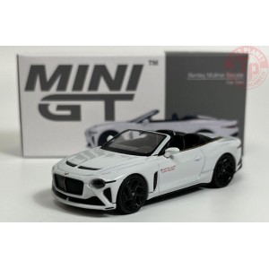 BENTLEY MULLINER BACALAR-CAR ZERO-WHITE 1/64 MGT00544-L Mini Gt