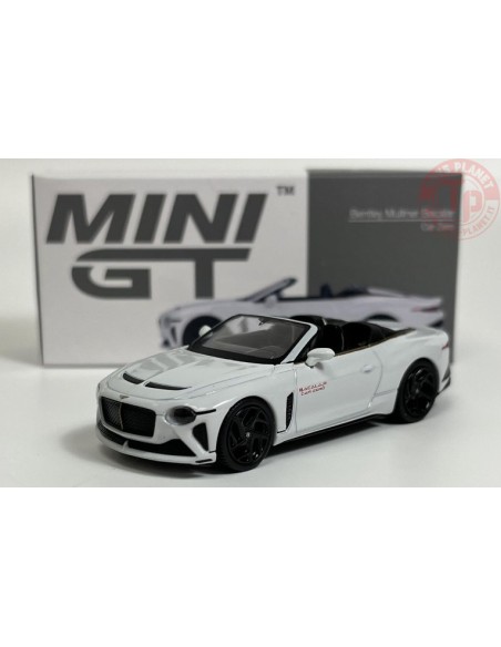 BENTLEY MULLINER BACALAR-CAR ZERO-WHITE 1/64 MGT00544-L Mini Gt