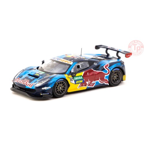 FERRARI 488 GT3 DTM 2021 MONZA RACE 1 WINNER LIAM LAWSON-BLUE/BLACK/YELLOW 1/64 T64-072-21DTM30 TARMAC WORKS