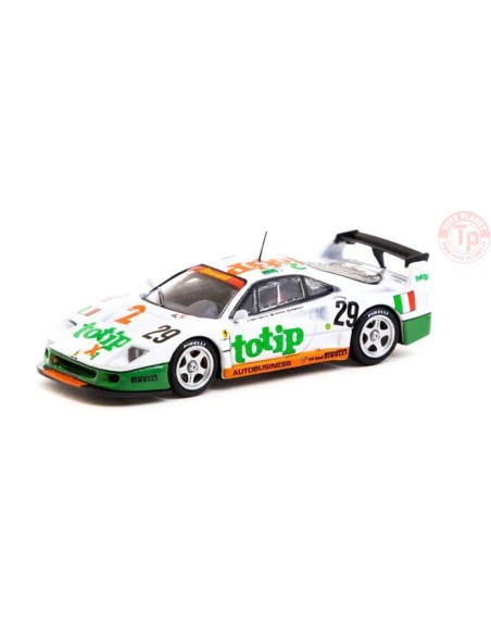 FERRARI F40 LM 24TH OF LE MANS 1994-A.OLOFSSON/S.ANGELASTRI/L.DELLA NOCE-WHITE/GREEN/ORANGE 1/64 T64-075-94LM29 TARMAC WORKS