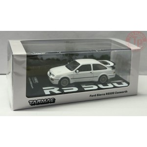FORD SIERRA RS500 COSWORTH-WHITE 1/64 T64R-058-WHT TARMAC WORKS