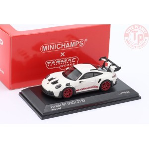 PORSCHE 911 (992) GT3 RS-WHITE/RED 1/64 643062103 MINICHAMPS 1:64
