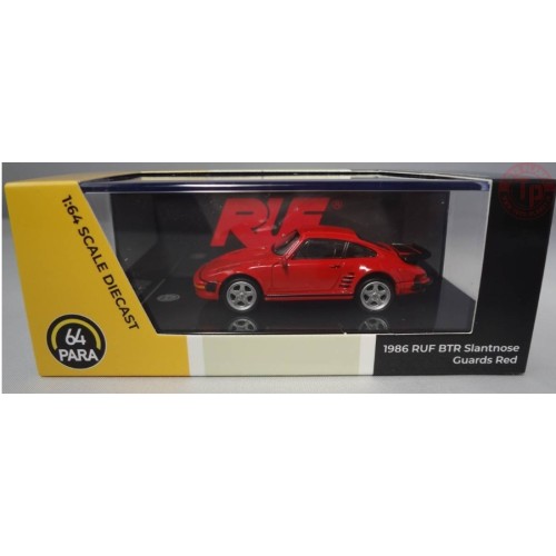 1986 RUF BTR SLANTNOSE-GUARDS RED LEFT HAND DRIVE 1/64 PA-55543 PARA64