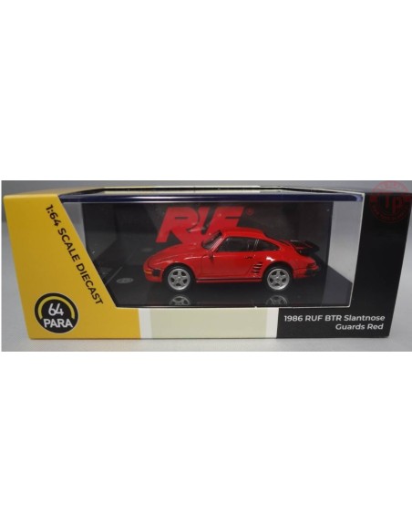 1986 RUF BTR SLANTNOSE-GUARDS RED LEFT HAND DRIVE 1/64 PA-55543 PARA64