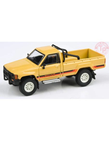 1984 TOYOTA HILUX SINGLE CAB-YELLOW LEFT AND DRIVE 1/64 PA-55523 PARA64