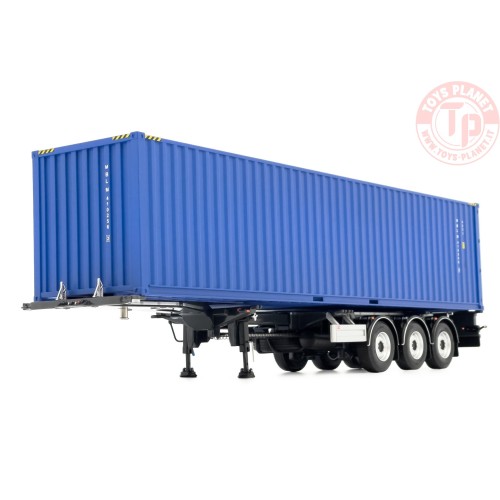 Pacton extendable sea freight container chassis anthracite art. nr. 2325 MARGE MODELS 2325 MARGE MODELS