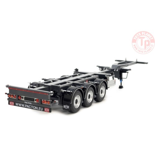 Pacton extendable sea freight container chassis anthracite art. nr. 2325 MARGE MODELS 2325 MARGE MODELS