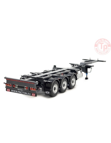 Pacton extendable sea freight container chassis anthracite art. nr. 2325 MARGE MODELS 2325 MARGE MODELS