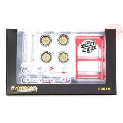 SET RUOTE TARMAC-BBS LM 1/64 T64W-001-CE TARMAC WORKS