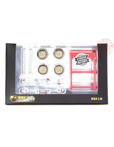 SET RUOTE TARMAC-BBS LM 1/64 T64W-001-CE TARMAC WORKS