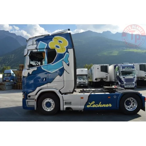 Scania Next Gen S730 Highline 4x2 Highline met koeltrailer Lechner TEKNO 83772 TEKNO