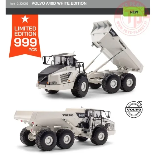 VOLVO A40D WHITE EDITION MOTORART 300092 MOTORART