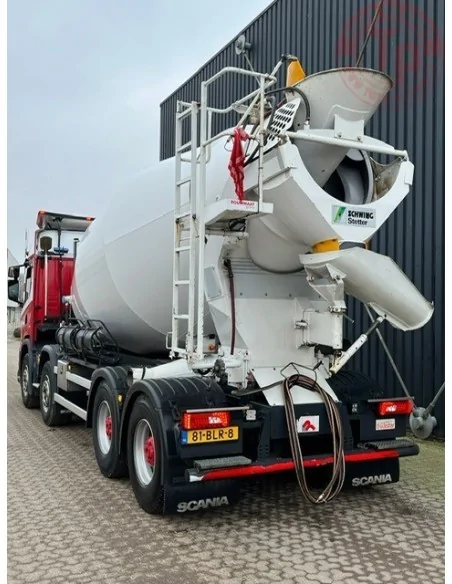 Scania Next Gen G370 8x4 motorwagen met betonmixer Rouwmaat TEKNO 85360 TEKNO Scania Next Gen G370 8x4 motorwagen met betonmixer Rouwmaat TEKNO 85360 TEKNO