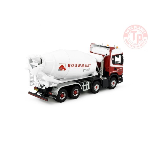Scania Next Gen G370 8x4 motorwagen met betonmixer Rouwmaat TEKNO 85360 TEKNO