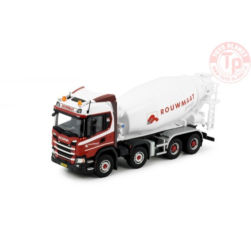 Scania Next Gen G370 8x4 motorwagen met betonmixer Rouwmaat TEKNO 85360 TEKNO