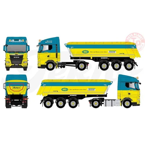 MAN TGX GM 4x2 met 3-assige Meiller kipper Eberhard TEKNO 85369 TEKNO