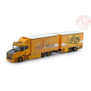 Scania Torpedo curtainside semitrailer combi Lupal - Axel Ulrich TEKNO 73433 TEKNO