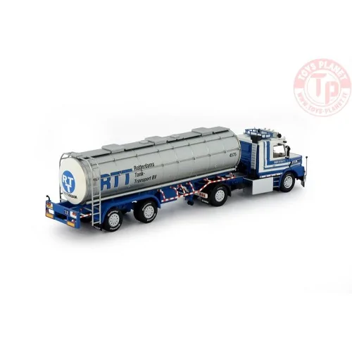 Scania Torpedo 142 met 2-assige klassieke tankoplegger Siem Stout TEKNO 77091 TEKNO