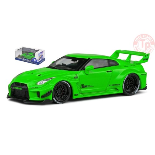 NISSAN GT-R (R35) LB WORK SILHOUETTE 2020 ACID GREEN 1:43 SL4311207 SOLIDO