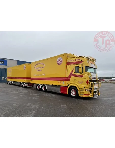 SCANIA S HIGHLINE 6X2 TAG AXLE DRAWBAR RIGED TRUCK BOX Jimmie Karlsson WSI 01-4046 WSI MODELS