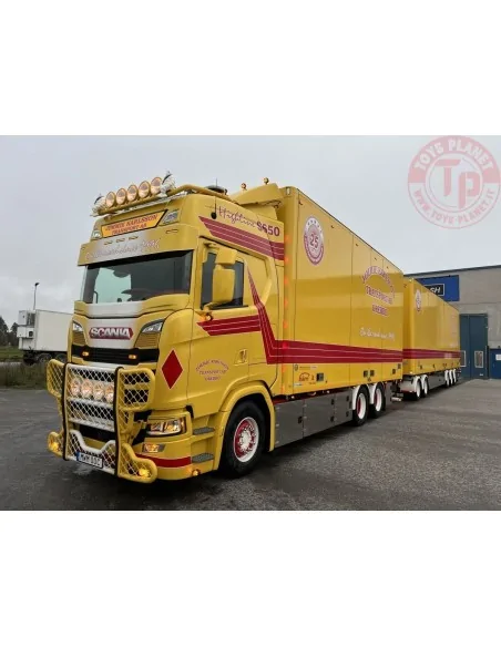 SCANIA S HIGHLINE 6X2 TAG AXLE DRAWBAR RIGED TRUCK BOX Jimmie Karlsson WSI 01-4046 WSI MODELS
