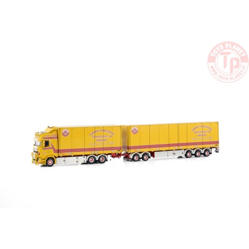 SCANIA S HIGHLINE 6X2 TAG AXLE DRAWBAR RIGED TRUCK BOX Jimmie Karlsson WSI 01-4046 WSI MODELS