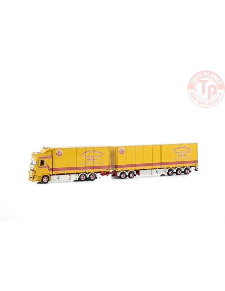 SCANIA S HIGHLINE 6X2 TAG AXLE DRAWBAR RIGED TRUCK BOX Jimmie Karlsson WSI 01-4046 WSI MODELS