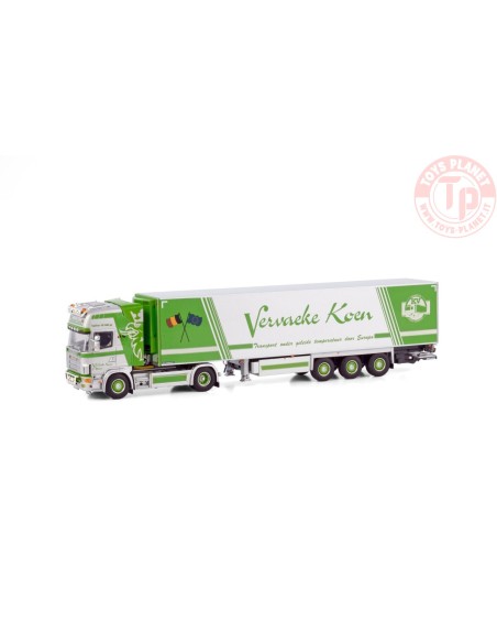 SCANIA R4 TOPLINE 4X2 REEFER TRAILER - 3 AXLE KOEN VERVAEKE WSI 01-4109 WSI MODELS