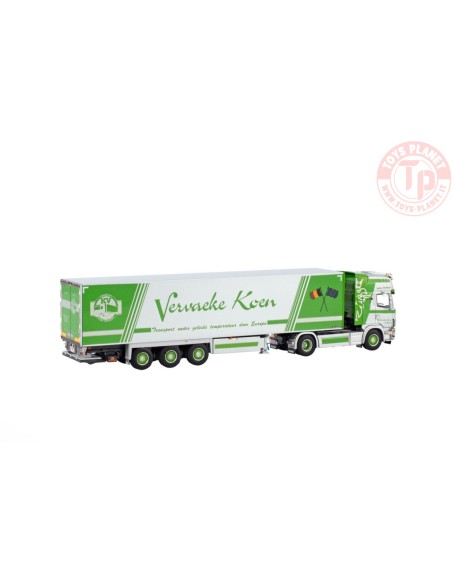 SCANIA R4 TOPLINE 4X2 REEFER TRAILER - 3 AXLE KOEN VERVAEKE WSI 01-4109 WSI MODELS SCANIA R4 TOPLINE 4X2 REEFER TRAILER - 3 AXLE KOEN VERVAEKE WSI 01-4109 WSI MODELS