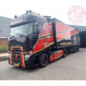 RENAULT TRUCKS T HIGH EVO 4X2 BOX TRAILER - 2 AXLE HANS BROLSMA WSI 01-4280 WSI MODELS